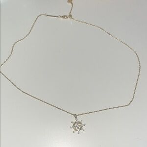 Kendra Scott Gold Snowflake Necklace